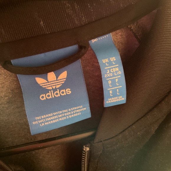 Black Adidas Zip up Jacket - Picture 3 of 3